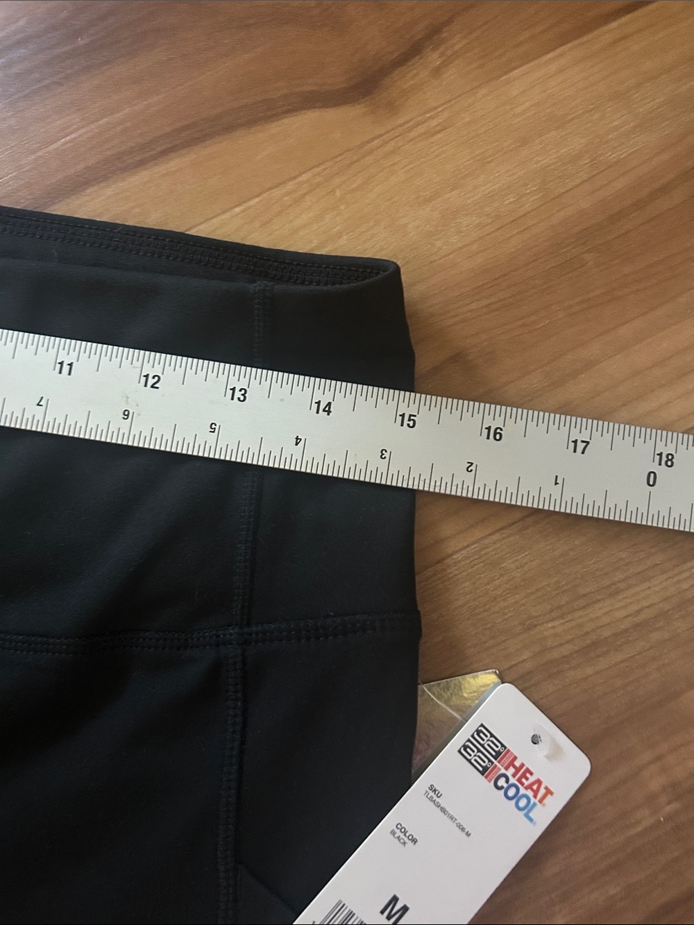 32 Degrees Black High-Waist Performance Leggings - Picture 4 of 4